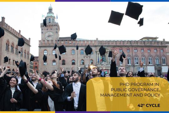 PhD in Public Governance, Management and Policy all'Università di Bologna