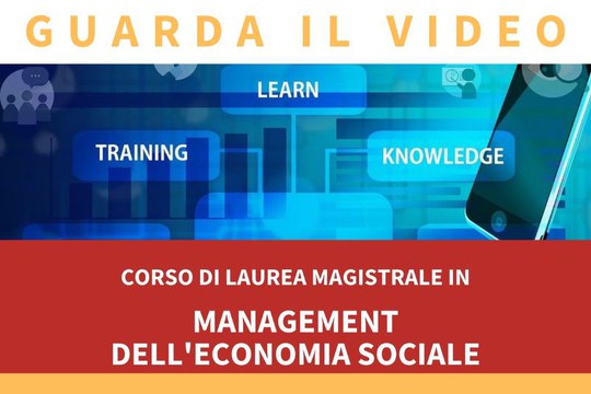 Laurea Magistrale in Management dell'Economia sociale