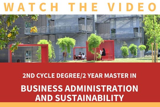 2nd Cycle Degree in Business Administration and Sustainability