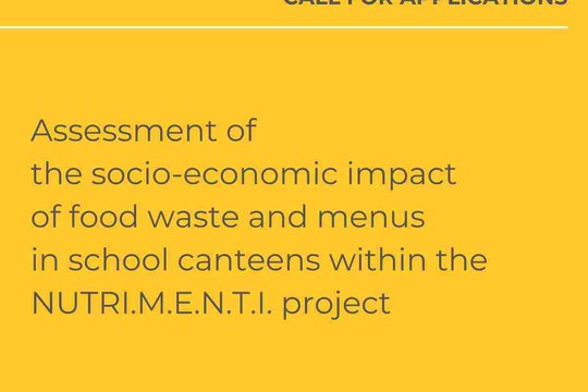Avviso pubblico di selezione: valutazione dell’impatto socio-economico degli scarti alimentari e dei menu nelle mense scolastiche nell'ambito del progetto NUTRI.M.E.N.T.I. Avviso pubblico di selezione: valutazione dell’impatto socio-economico degli scarti alimentari e dei menu nelle mense scolastiche nell'ambito del progetto NUTRI.M.E.N.T.I.