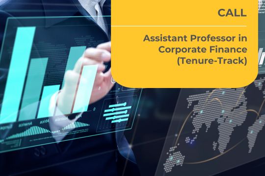 Riercatore a tempo determinato tipo RTT - Corporate Finance Riercatore a tempo determinato tipo RTT - Corporate Finance